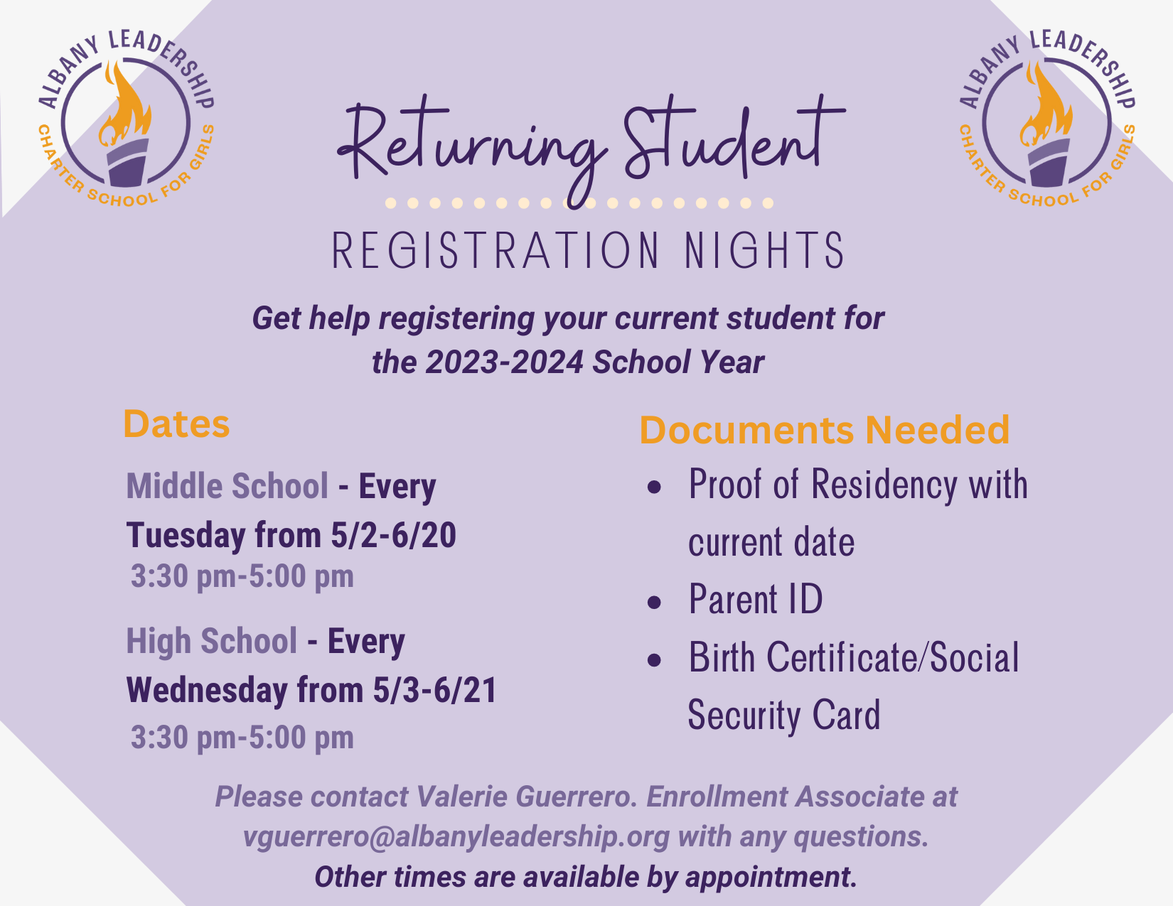 registration nights